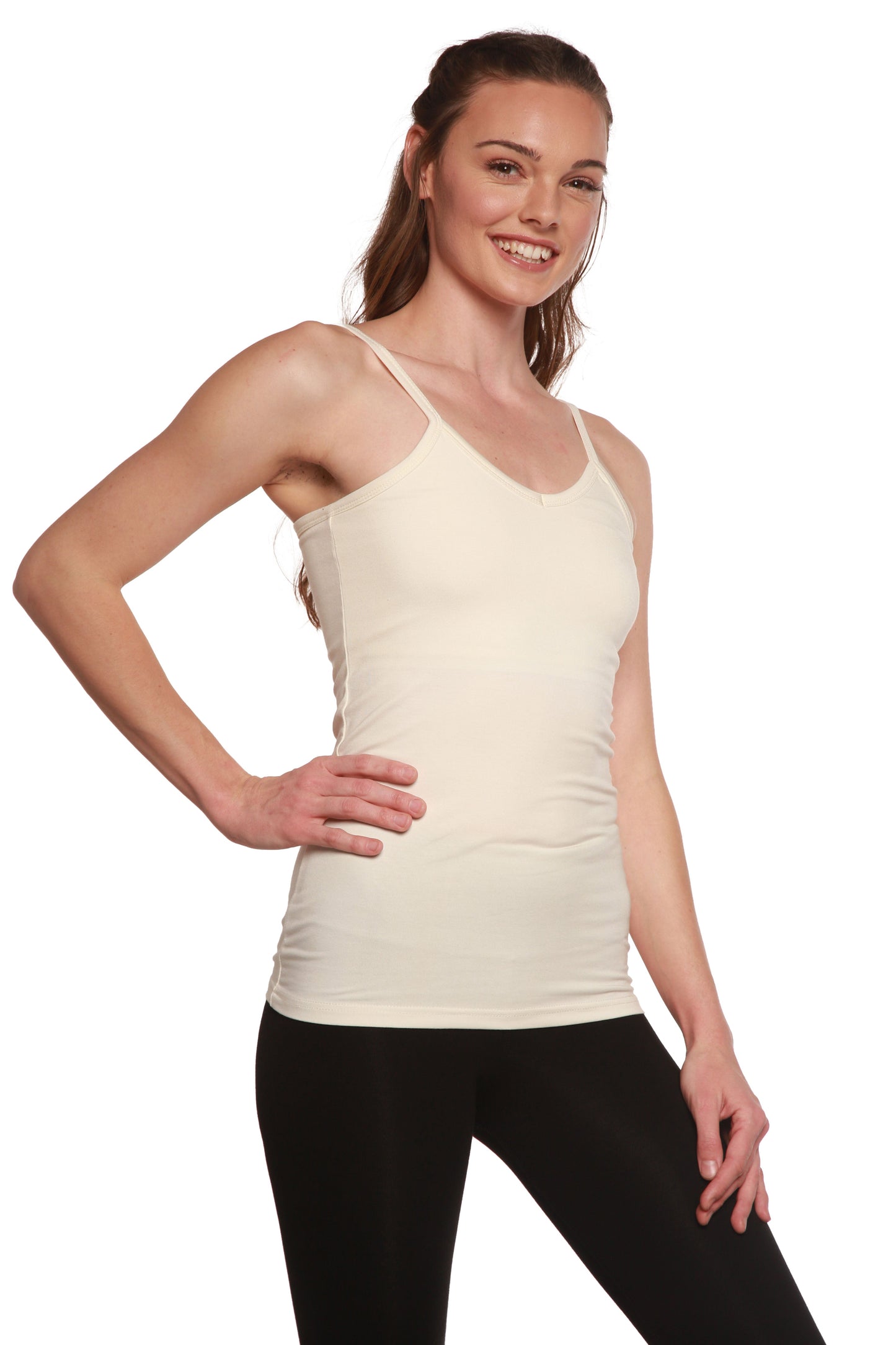 Clearance Women's Bamboo/Cotton Camisole with Shelf Bra