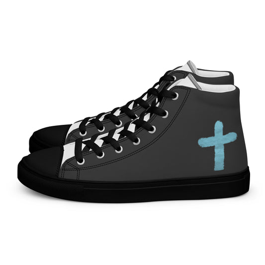 Women’s high top canvas shoes