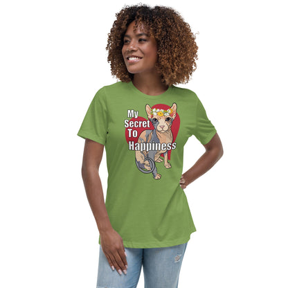 "MY SECRET TO HAPPINESS" TEE