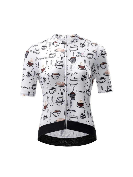 Women's TVI Breakfast Club Short-Sleeve Cycling Jersey