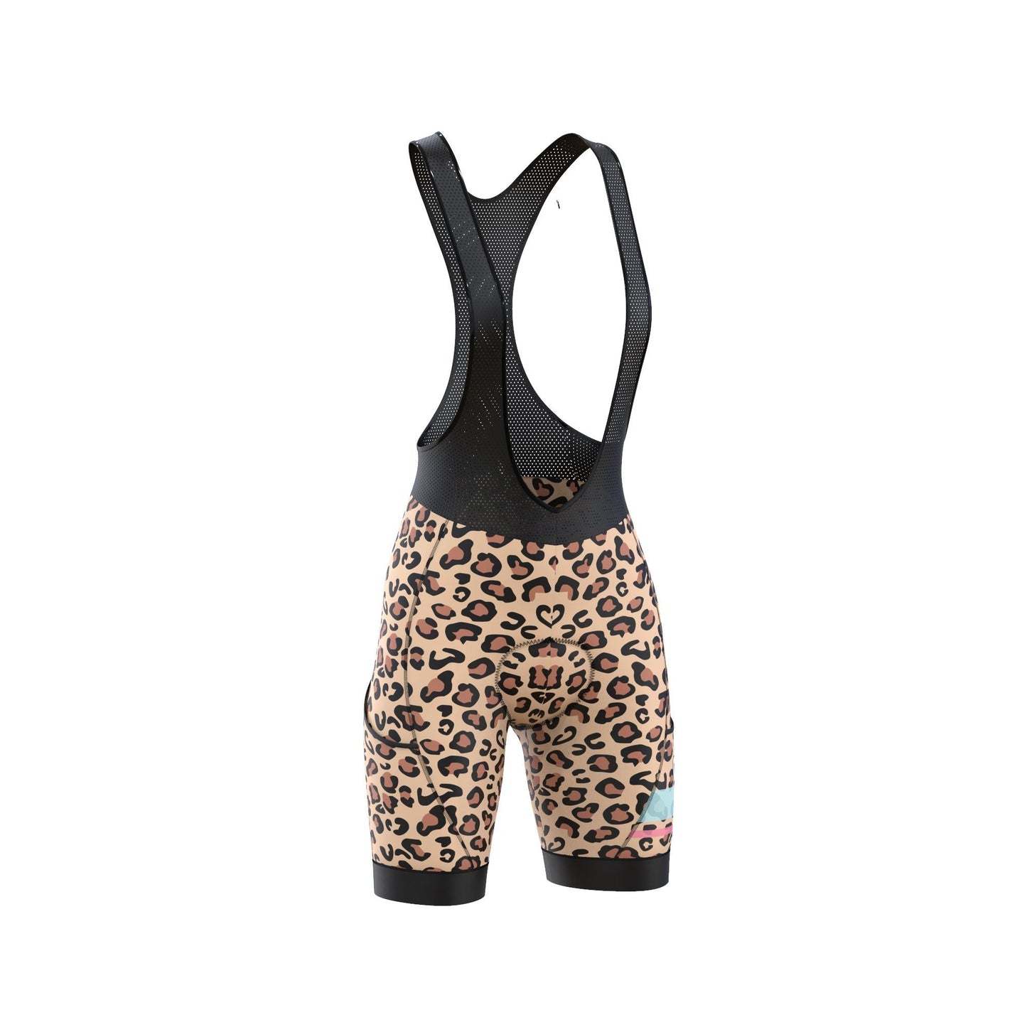 Women’s Urban Leopard Print Cycling Kit — Performance Jersey & Bib Shorts