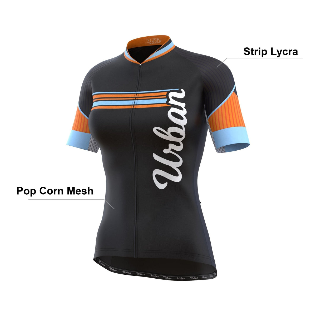 Urban Cycling Women’s Pro Team Jersey & Bib Shorts Kit – Performance Fit, Comfort, and Aerodynamic Design