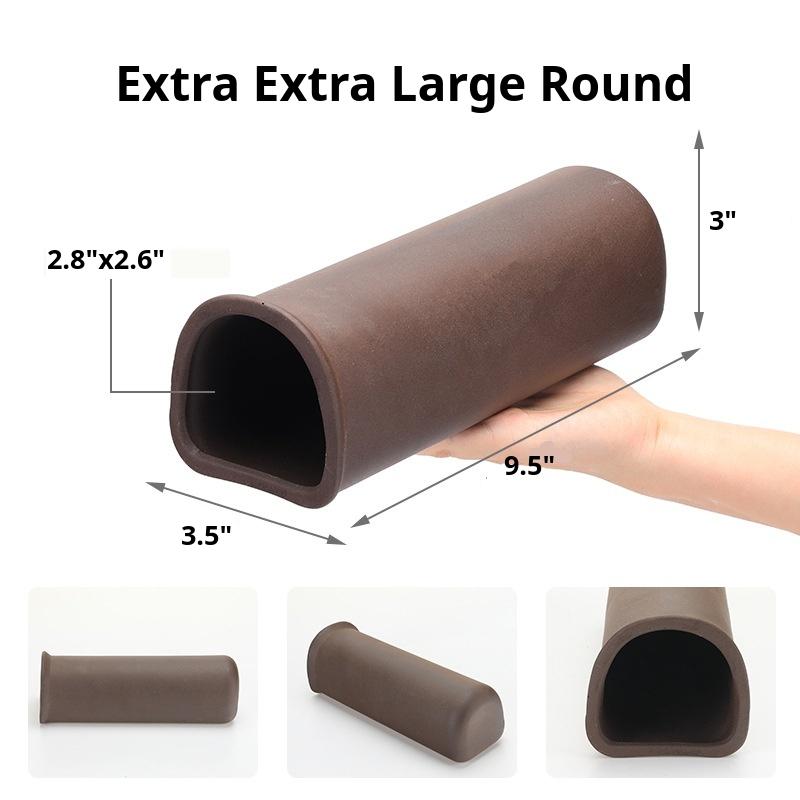 Terracotta Rounded Tunnel Caves
