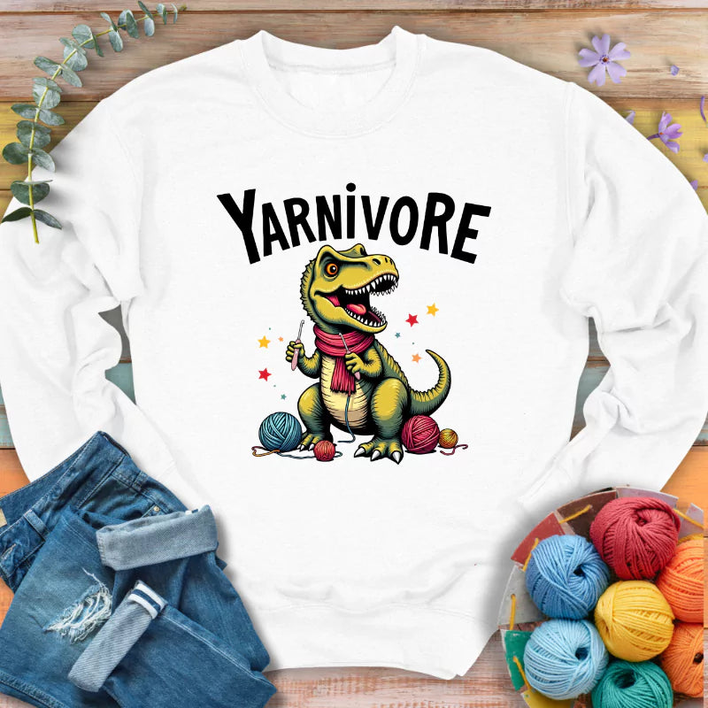 Yarnivore Crocheter Sweatshirt