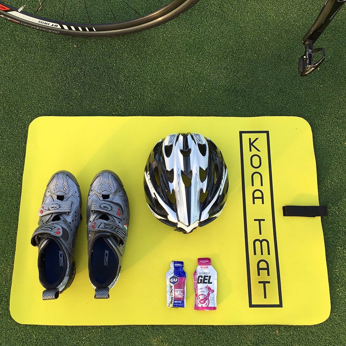 Kona T Mat — Triathlon Transition Mat | Neoprene | 29" x 21.5"