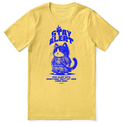 Stay Alert Cat T-Shirt