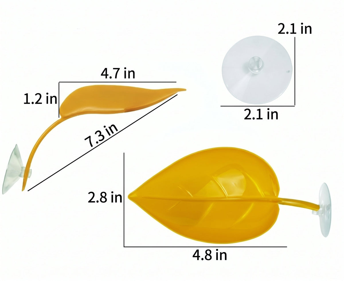 Suction-Cup Leaf Basking Platform & Elevated Perch
