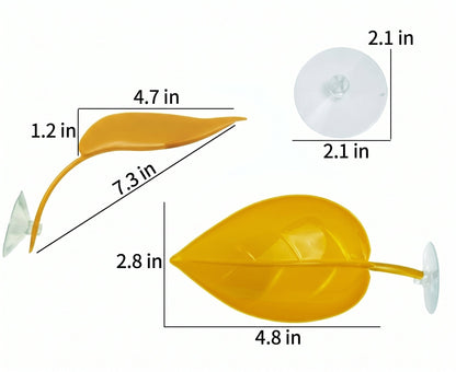 Suction-Cup Leaf Basking Platform & Elevated Perch