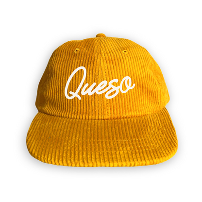Queso cursive Corduroy Cap