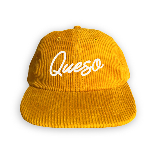 Queso cursive Corduroy Cap