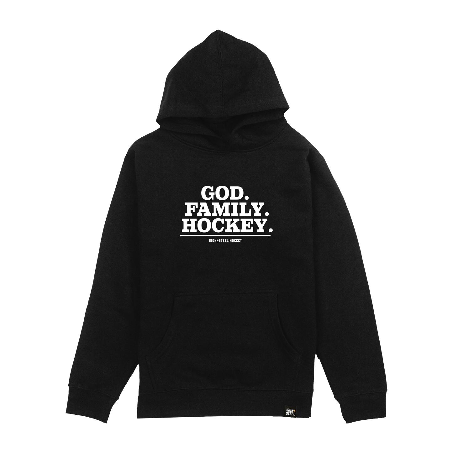 God Family Hockey Youth Hoodie