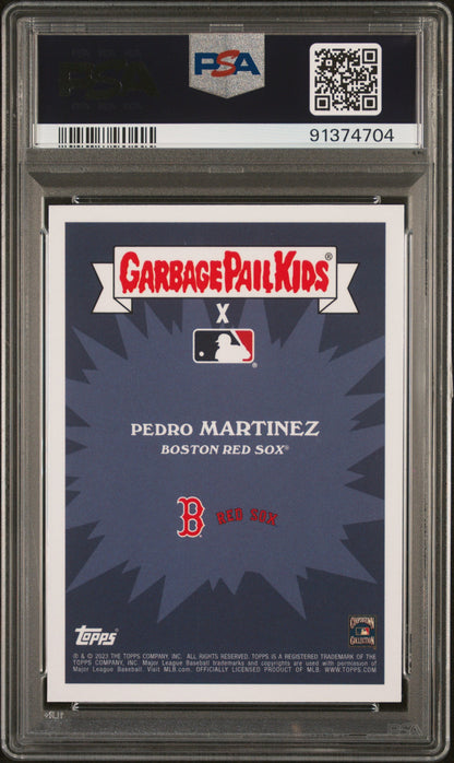 Graded 2023 Topps Garbage Pail Kids Pedro Martinez #8B Bobbled Martinez Baseball Card PSA 10 Gem Mint