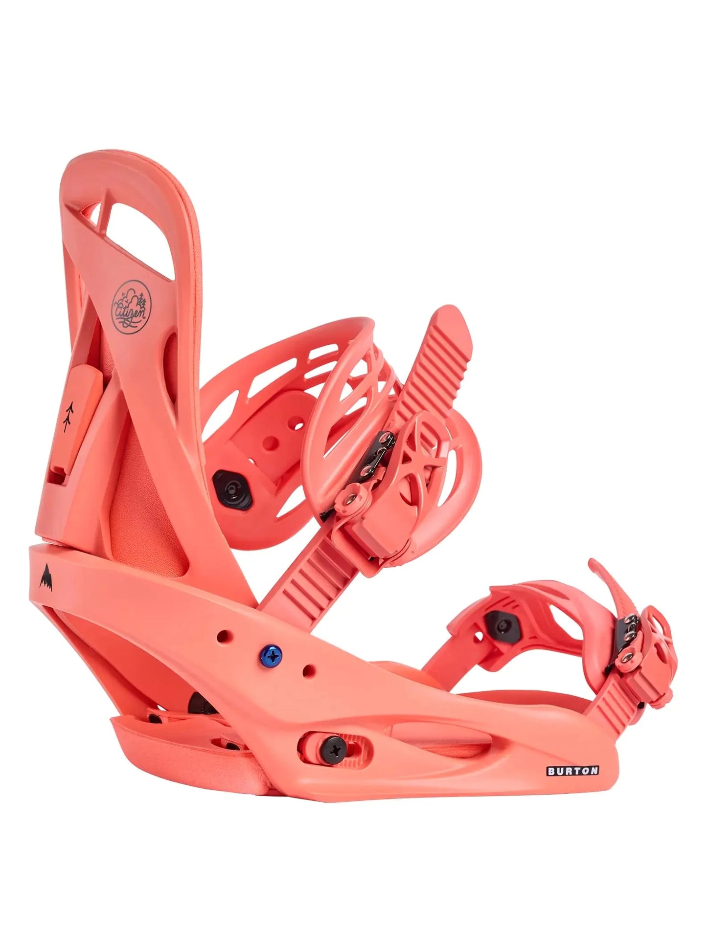 Burton Womens Citizen Re:Flex Snowboard Bindings Peach Echo M
