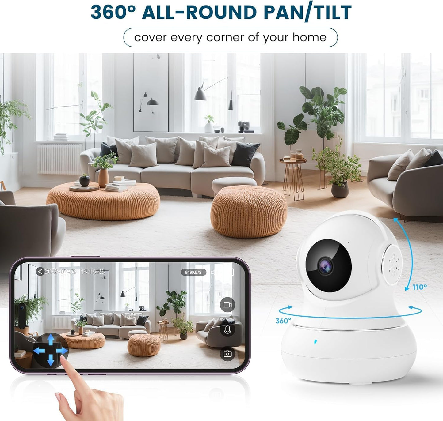 Zarre Vision Indoor Security Camera