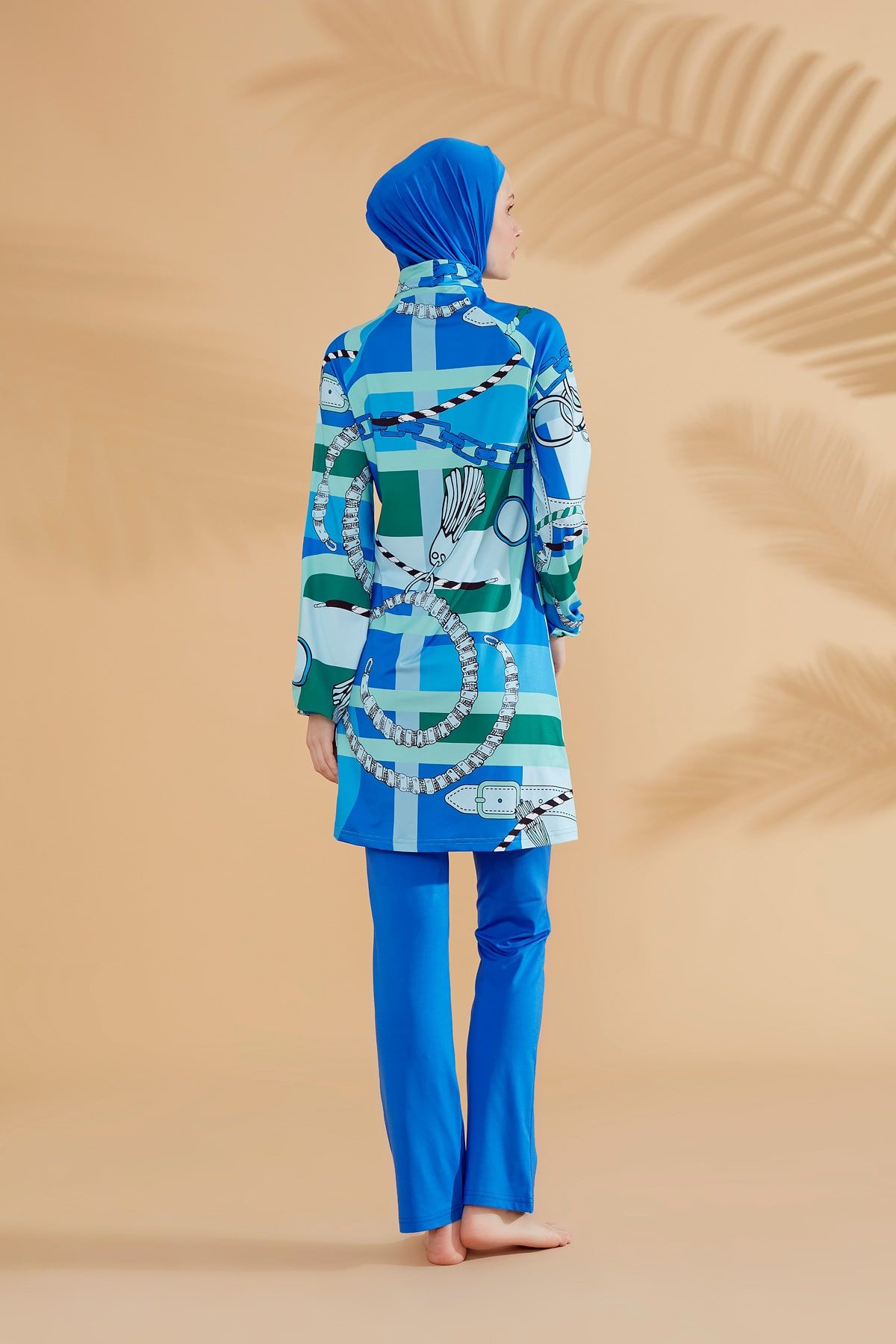 Lycra Sax Burkini Modest Swimwear M2315