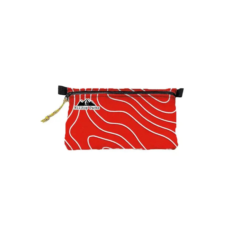 Zipper Pouches TOPO Patterns Ultralight D50T fabric