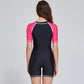 Women's One Piece Lycra Short Sleeve Shorty Wetsuit