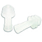 Macks Soft Flanged (2-Pair) Aqua Block Earplugs, Clear