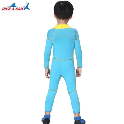 2.5 mm Kid's Zippered Neoprene Swimsuit