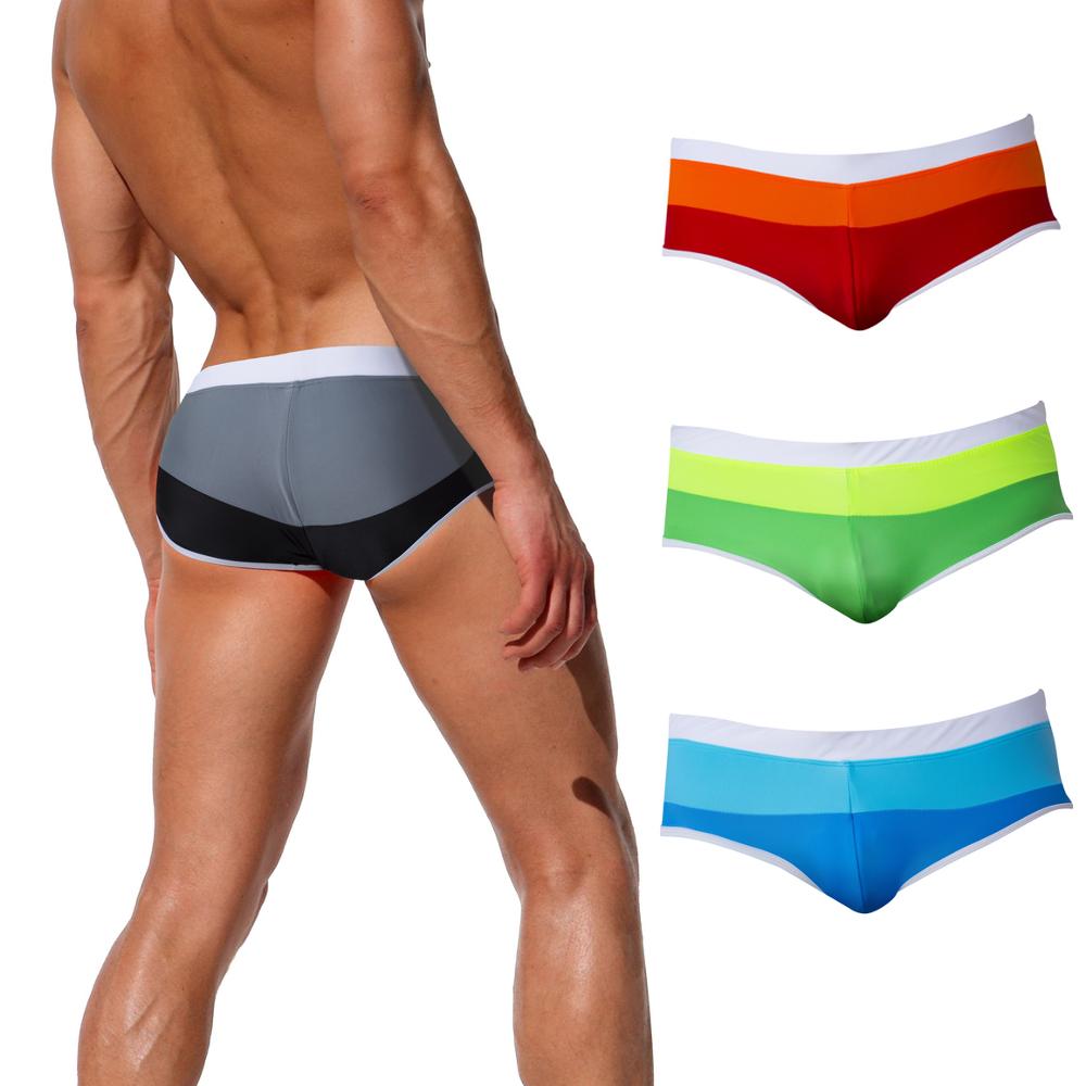 Ang Fou Men's Multicolor Swim Brief