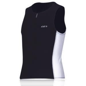 Louis Garneau Youth Triathlon Singlet - Black/White (M, XL