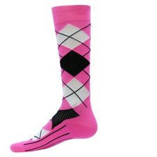 Red Lion Argyle Compression Socks