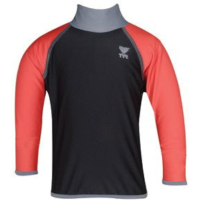 Tyr Solid Rash Guard (2T, 3T, 7/8, 9/10)