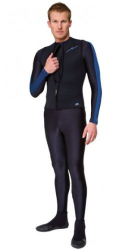 NeoSport Wetsuits Men's Premium Neoprene 2.5mm Zipper Vest