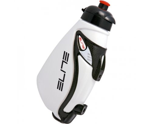 Elite Time Trial Bottle w/Carbon Bottle Cage - black, one size
