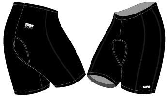 TRI@ Unisex Triathlon Shorts - Black X-Small