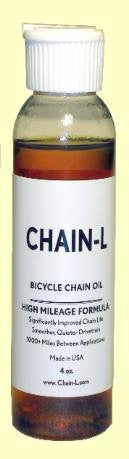 Chain-L High-Mileage Bicycle Chain Lube, 4 oz. - Triathlete Store
