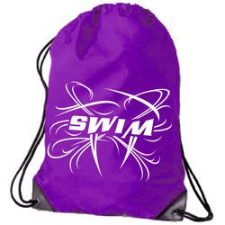 Drawstring Swim Bag - Purple