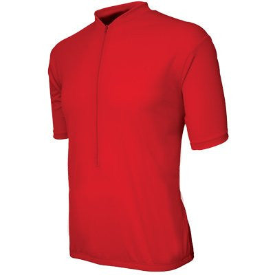 Basik Men's Classic Cycling Jersey, Red (S, M, L, XL, 2XL)