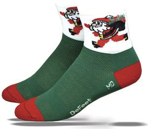 DeFeet Aireator SANTA CLAUS Run Socks (Large)