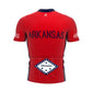 Arkansas Bike Short Sleeve Cycling Jersey for Men - Size 2XL