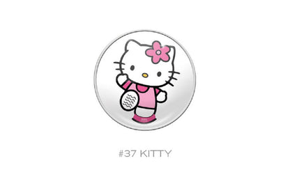 RaceDots: Magnetic Race Number Positioning System 4-Pack (Hello Kitty)
