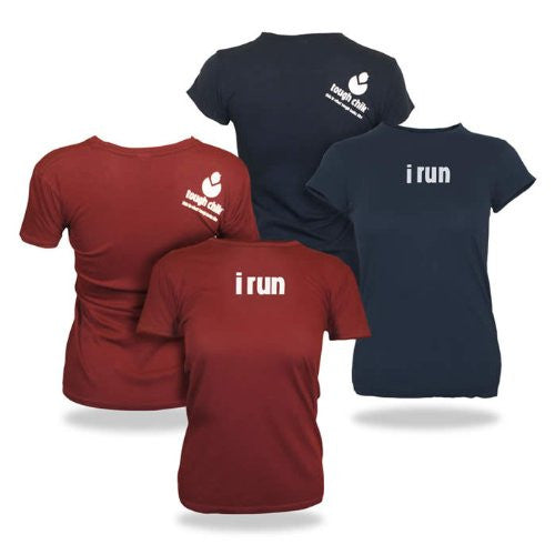 Tough Chik Women's "i run" T-Shirt (S, L)