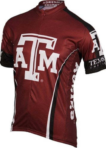 Texas A&M Aggies Men's Road Cycling Jersey (S, M, L, XL, 2XL, 3XL)