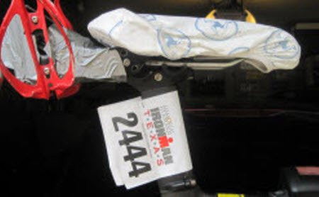 Tyvek Bike Seat Cover