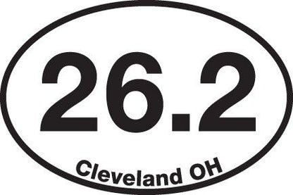 Cleveland Marathon Sticker (Set of 4) - Triathlete Store