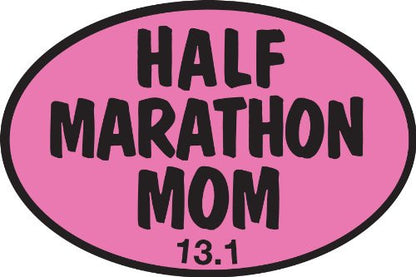 Half Marathon Mom PINK Magnet