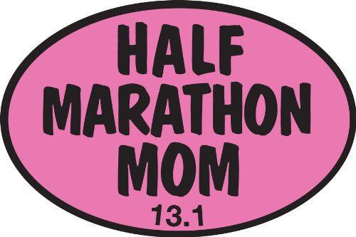 Half Marathon Mom PINK Magnet