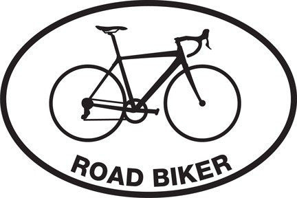 Road Biker Sticker (Set of 4)