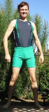 TRI@ Unisex Triathlon Shorts - Green (Small)