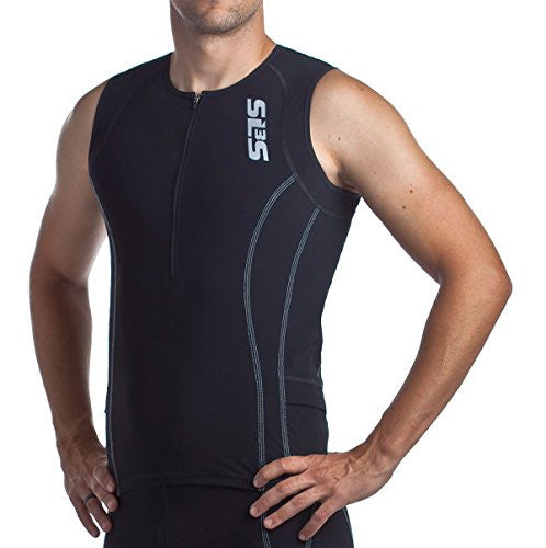 SLS3 Mens FX Race Top - Raven Black (Small)