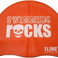 Swimming Rocks Silicone Swim Cap