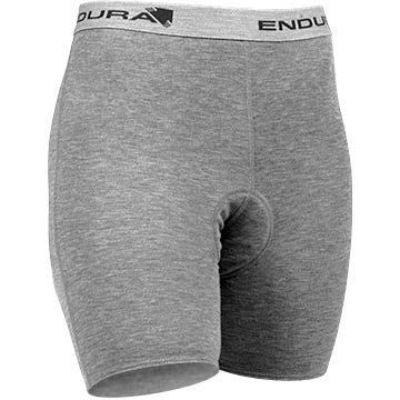 Endura Women's PADDED CoolMax CYCLING Boxer Shorts - Grey