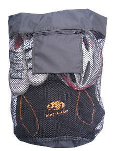 Eco Mesh Backpack - Black w/ Royal Blue Mesh