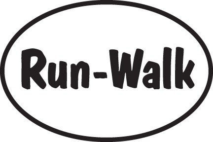Run - Walk Sticker (Set of 4)