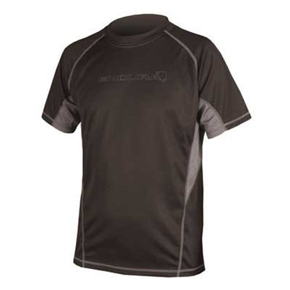 Endura Cairn Jersey - Short-Sleeve - Men's Black/Grey (Small)